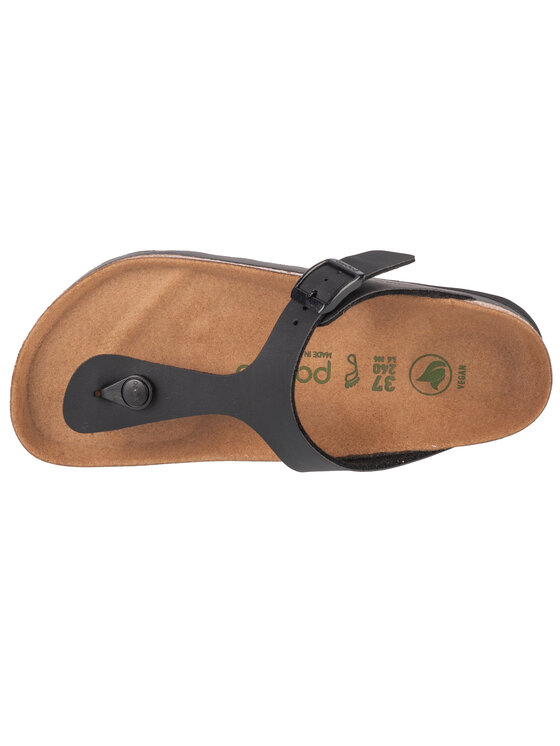 Birkenstock Birkenstock Infradito Birkenstock Papillio Gizeh Platform Vegan Nero