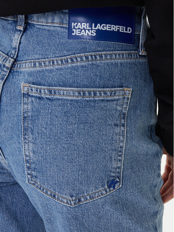 Karl Lagerfeld Jeans Karl Lagerfeld Jeans Blugi B1W10076 Albastru Mom Fit