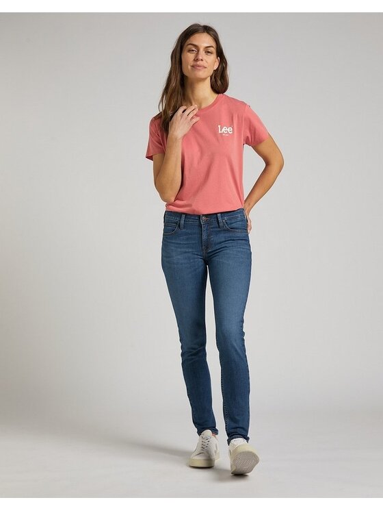 Lee Lee Jeansy L526CGMZ Niebieski Skinny Fit
