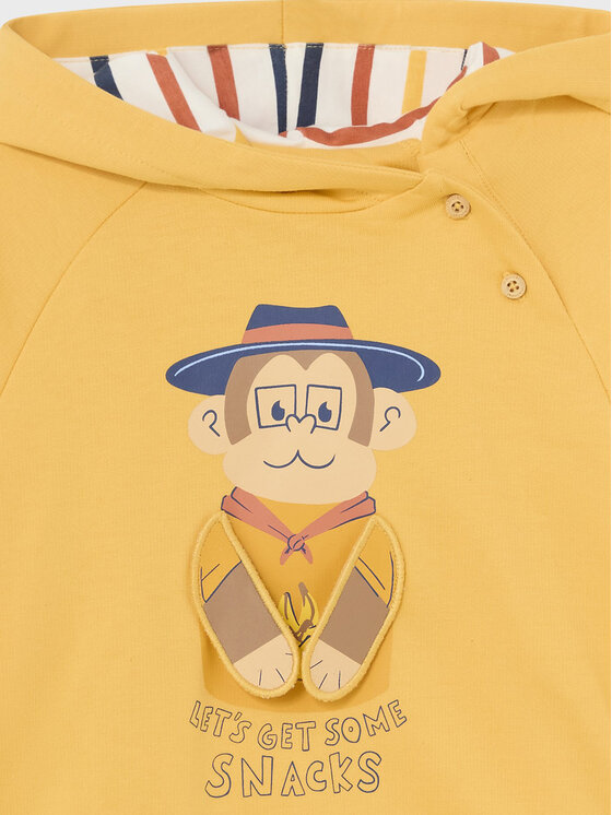Mayoral Mayoral Felpa 1442 Giallo Regular Fit