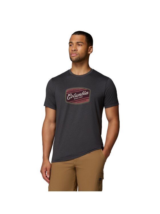 Columbia Columbia T-Shirt 216507 Czarny Regular Fit