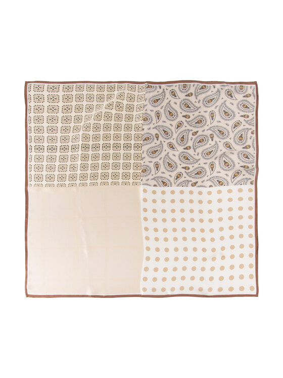 ALLORA BE UNIQUE ALLORA BE UNIQUE Foulard jedwabna Beige