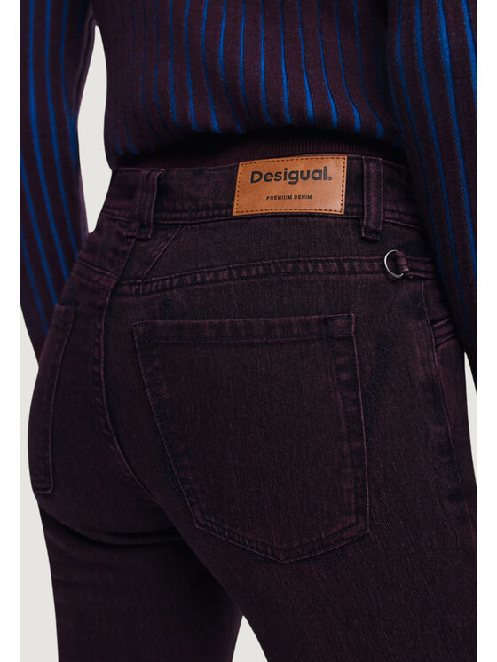 Desigual Desigual Jeans DENIM_COCO Bordeaux Casual Fit