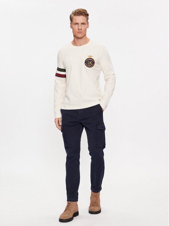 Aeronautica Militare Aeronautica Militare Longsleeve 232TS2138J558 Beige Regular Fit