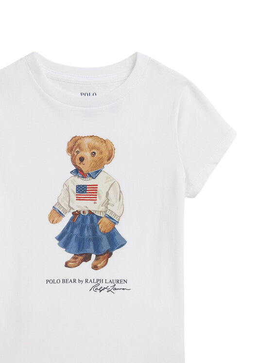 Polo Ralph Lauren Polo Ralph Lauren Tričko 312A98403001 Biela Regular Fit