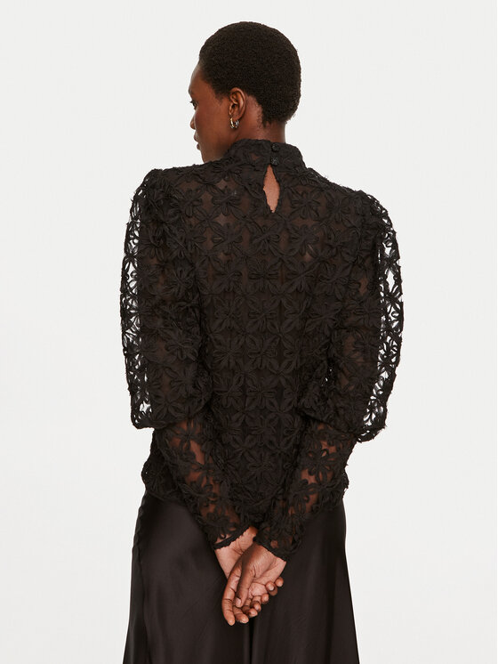 Munthe Munthe Bluză Thiki 243103824330 Negru Regular Fit