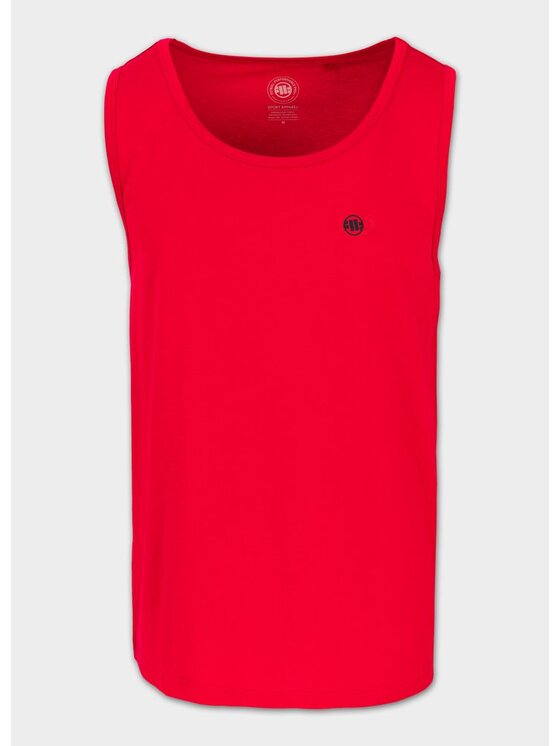 PITBULL PITBULL Tank top Coolmax SCOTT Czerwony Regular Fit