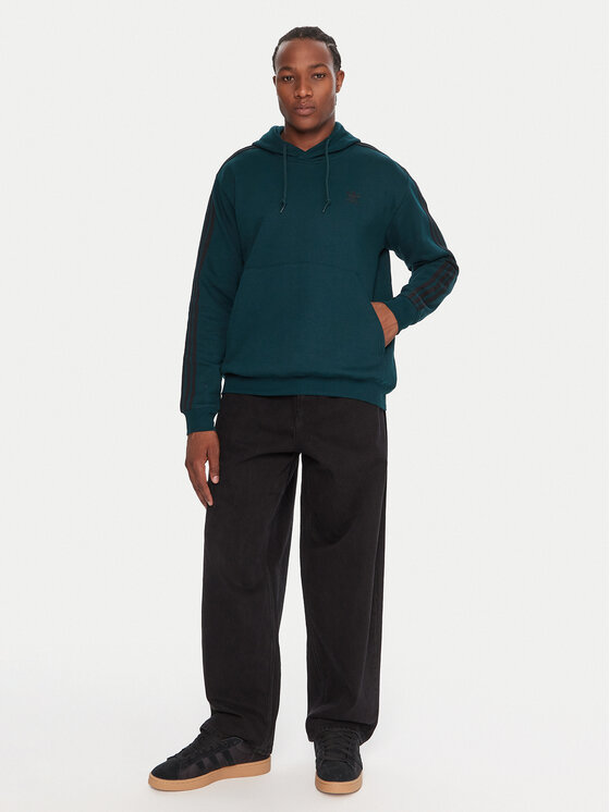adidas adidas Суитшърт adicolor Classics 3-Stripes JY1378 Зелен Regular Fit