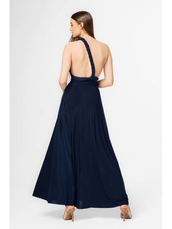 Aurora Aurora Sukienka koktajlowa multiway Granatowy Feminine Fit