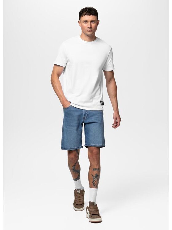 PITBULL PITBULL Szorty jeansowe HORNBLEND Niebieski Regular Fit