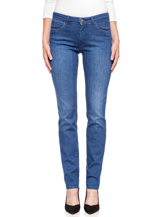 Wrangler Wrangler Jeansy SLIM Niebieski Slim Fit