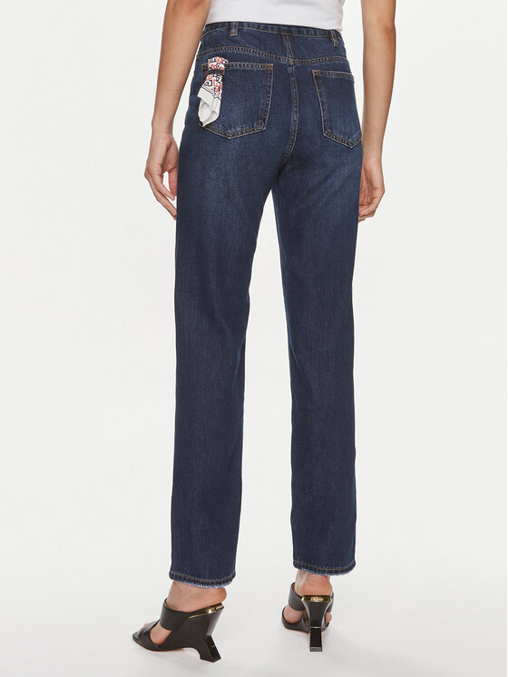 Gaudi Gaudi Blugi 411BD26020 Bleumarin Slim Fit