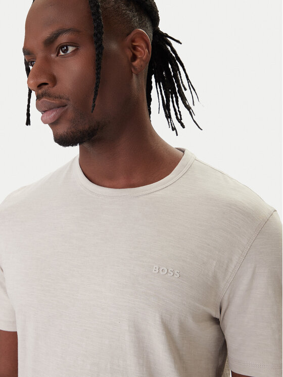 BOSS BOSS T-Shirt Tegood 50508243 Beżowy Regular Fit