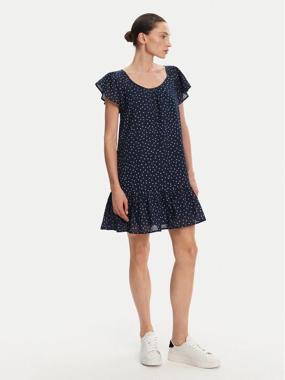 Pepe Jeans Pepe Jeans Φόρεμα καθημερινό Dafne PL953709 Σκούρο μπλε Regular Fit