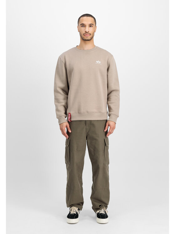 Alpha Industries Alpha Industries Bluza Basic Small Logo Sweatshirt Żółty Regular Fit