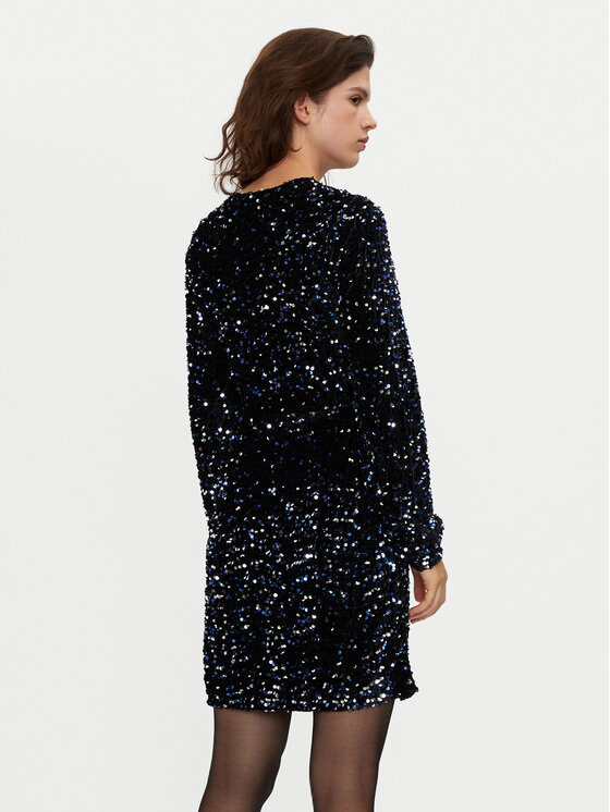 Pieces Pieces Kokteilinė suknelė 17133626 Juoda Slim Fit