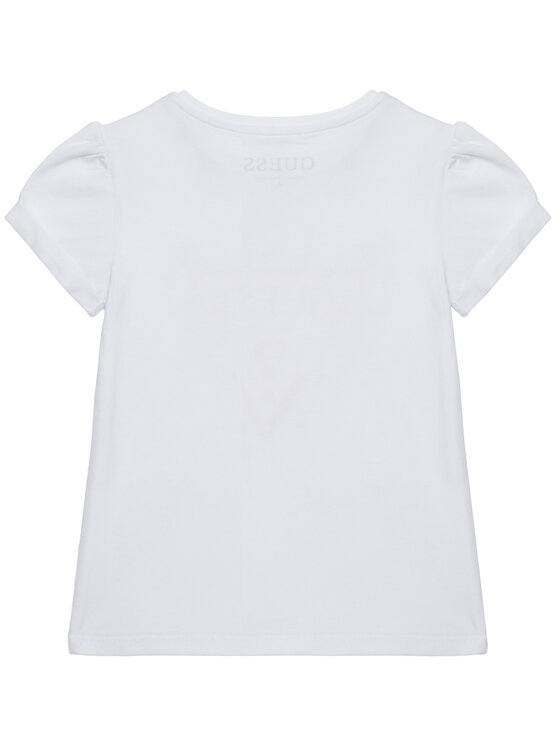 Guess Guess Σετ T-Shirt και φούστα K6RG07 K6YW0 Λευκό Regular Fit