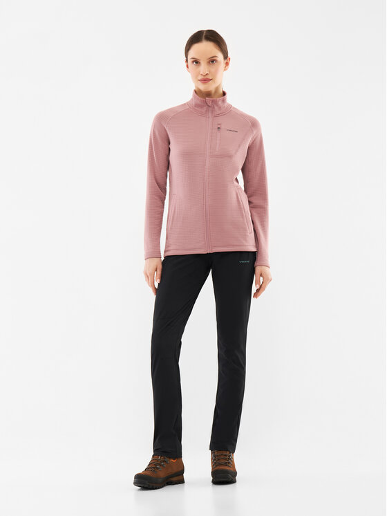 Viking Viking Bluza Admont Full Zip Lady Różowy Regular Fit