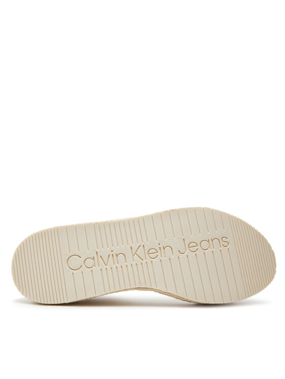 Calvin Klein Jeans Calvin Klein Jeans Espadrile Sporty Wedge Rope Su Con YW0YW00977 Écru