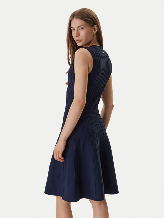 Guess Guess Kleid für den Alltag W6GK53 Z0658 Dunkelblau Regular Fit