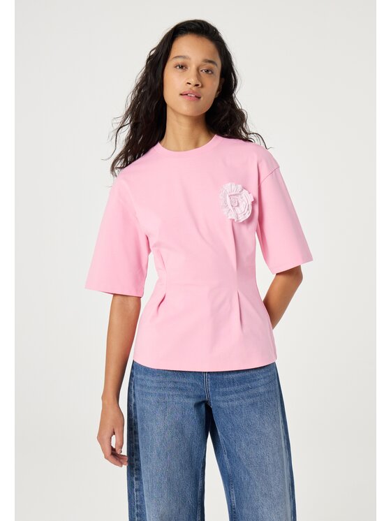 Fabienne Chapot Fabienne Chapot T-Shirt 6066-1768-175 Różowy