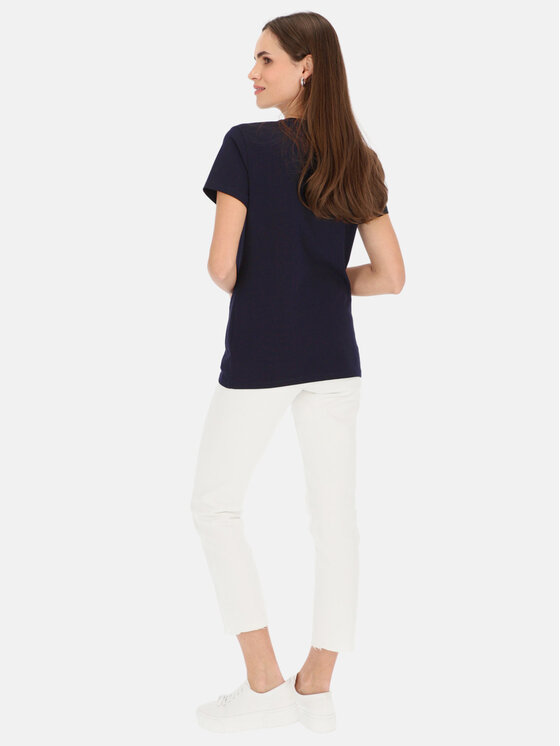 L’AF L’AF T-Shirt Paris Granatowy Regular Fit