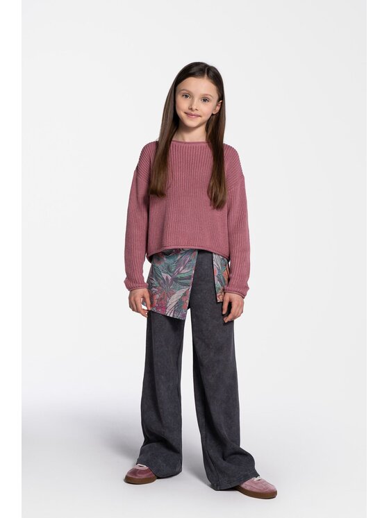 Coccodrillo Coccodrillo Sweter WC5172101DGJ-033 Różowy Regular Fit
