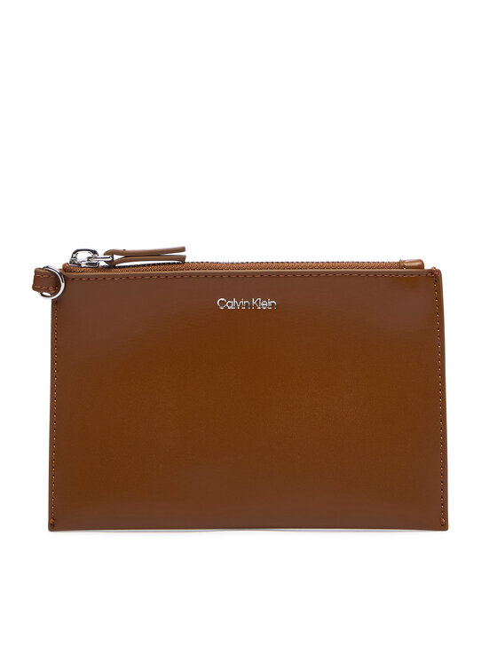 Calvin Klein Calvin Klein Torebka Emblem Aop Jacquard Camera Bag LV04F3535G Brązowy