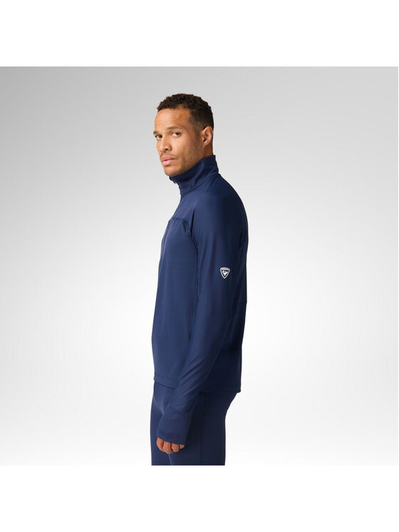 Rossignol Rossignol Bluza techniczna M Half Zip First Layer Granatowy Slim Fit