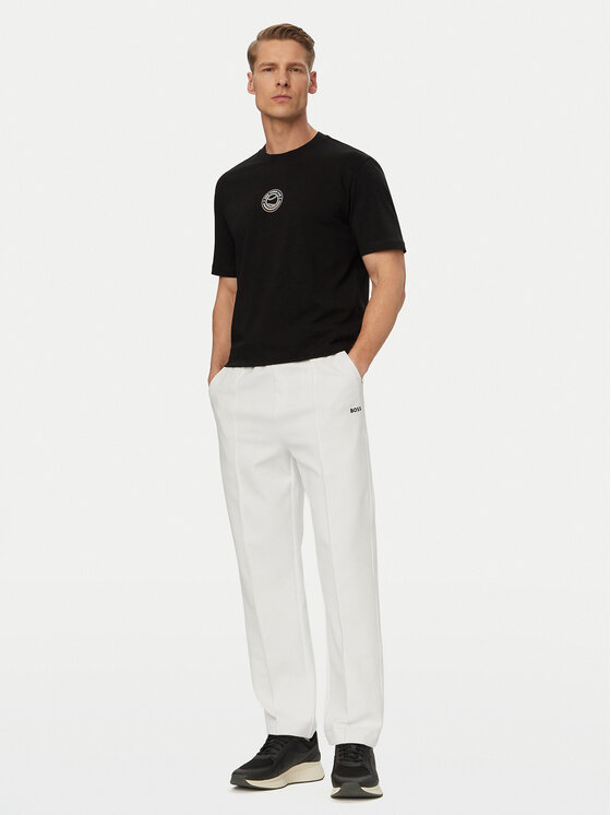 BOSS BOSS Pantaloni trening Member Hurley 50558602 Alb Regular Fit