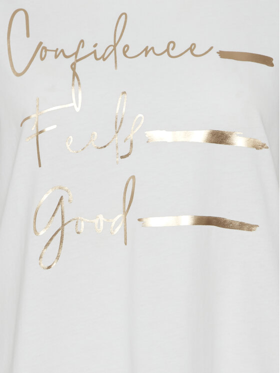 Fransa Fransa T-shirt 20613424 Bijela Regular Fit