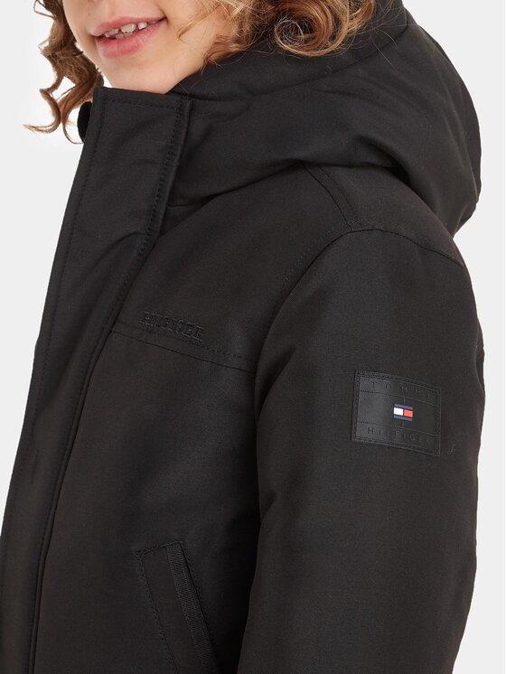 Tommy Hilfiger Tommy Hilfiger Kurtka przejściowa KB0KB08562 Czarny Regular Fit