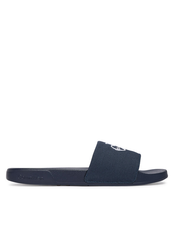 Calvin Klein Calvin Klein Plätud Ess Slide Cv YM0YM01393 Tumesinine