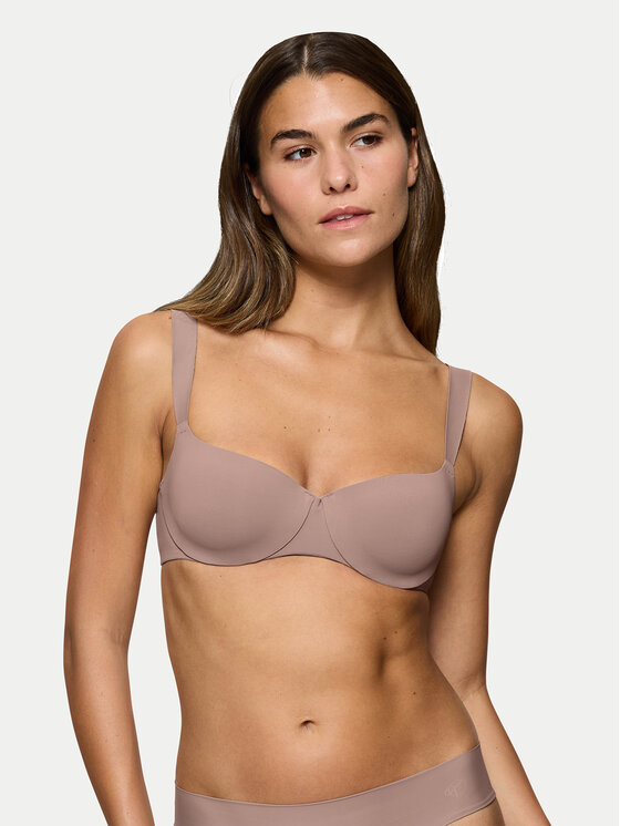 Biustonosz balkonetka Triumph, Rozmiar 80B, Brązowy, Make-Up Illusion 10217849