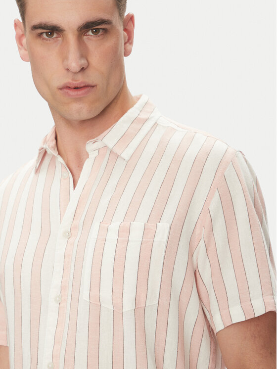 Blend Blend Koszula 20718392 Różowy Regular Fit