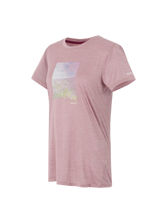 Regatta Regatta T-Shirt Fingal IX Fioletowy Short Fit