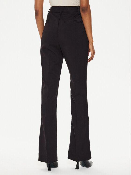 Gestuz Gestuz Spodnie materiałowe 10908149 Czarny Wide Leg