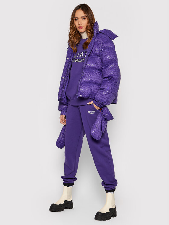 Giubbotto piumino Tina RT784 Viola Oversize