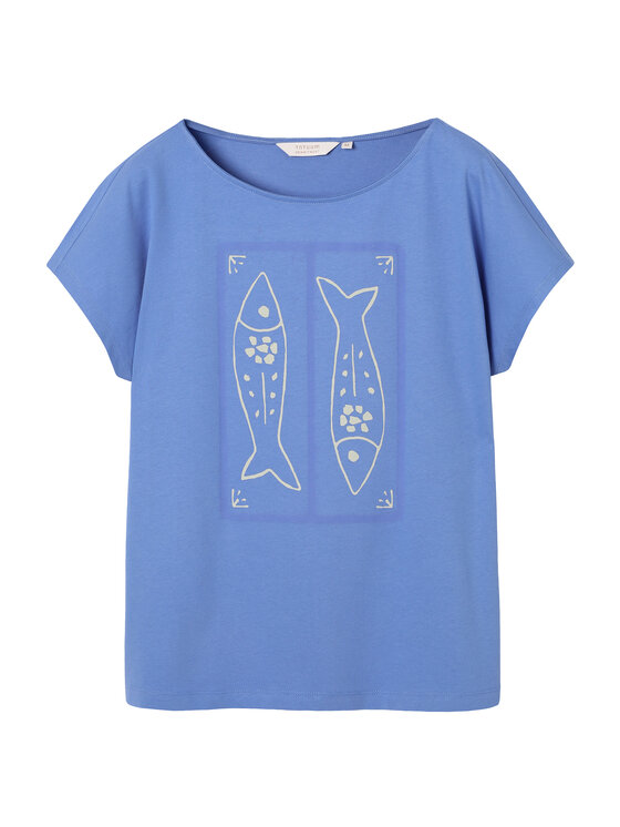 TATUUM TATUUM Tričko MANDENO 2 Modrá Classic Fit