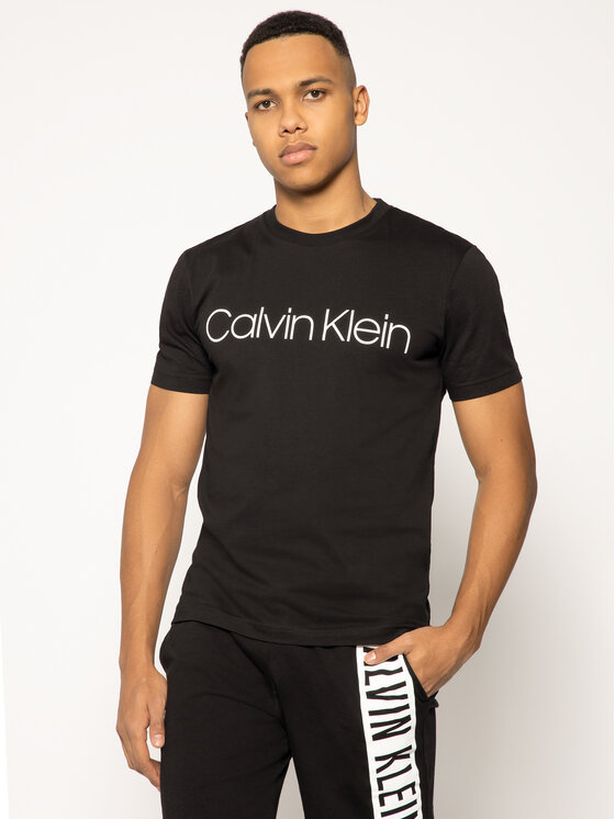 Calvin Klein T-shirt Logo K10K104063 Crna Regular Fit