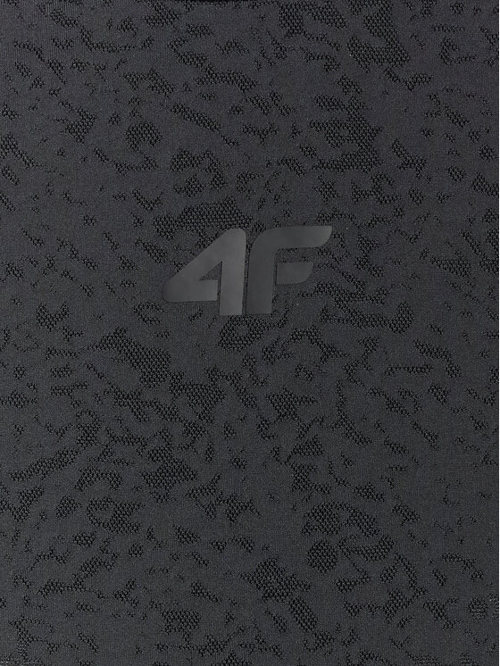 4F 4F Koszulka techniczna ACTIVE BY NATURE Czarny Slim Fit