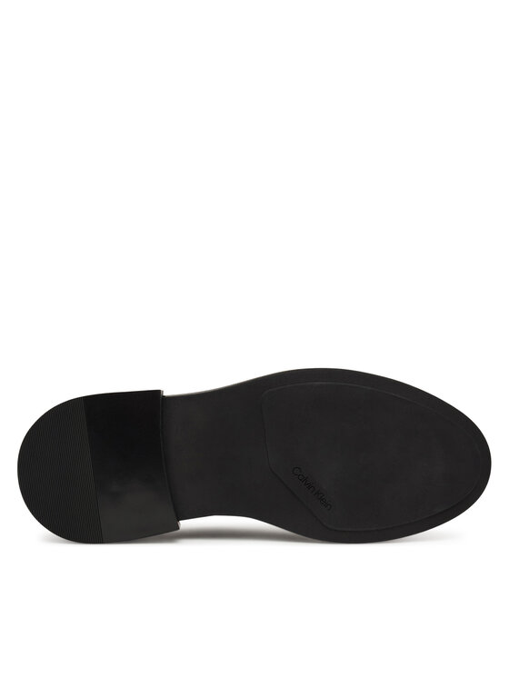Calvin Klein Calvin Klein Polobotky Cupped Postman Derby Laceup Lth HM0HM01996 Černá
