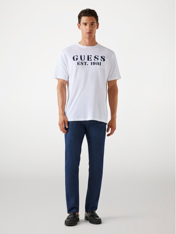 Guess Guess T-Shirt 176795 Biały Classic Fit