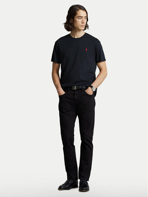 Polo Ralph Lauren Polo Ralph Lauren Футболка Bsr 710680785 Чорний Custom Slim Fit