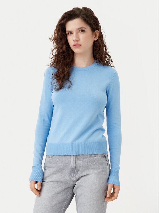 JJXX JJXX Svetr Cara 12255368 Modrá Slim Fit