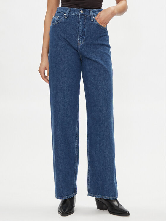 Calvin Klein Jeans Calvin Klein Jeans Jeansy J20J223428 Tmavomodrá Relaxed Fit