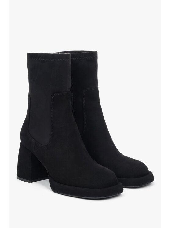 Estro Estro Μποτάκια ER00118219 Μαύρο