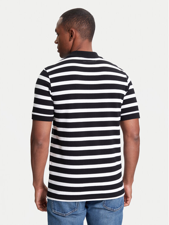KARL LAGERFELD KARL LAGERFELD Tricou polo 745023 553231 Negru Regular Fit