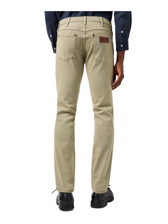 Wrangler Wrangler Jeansy 112362437 Zielony Straight Fit