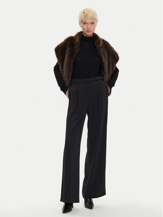 Haveone Haveone Prsluk KLA-M017 Smeđa Loose Fit